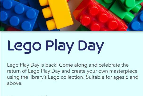 Lego Play Day
